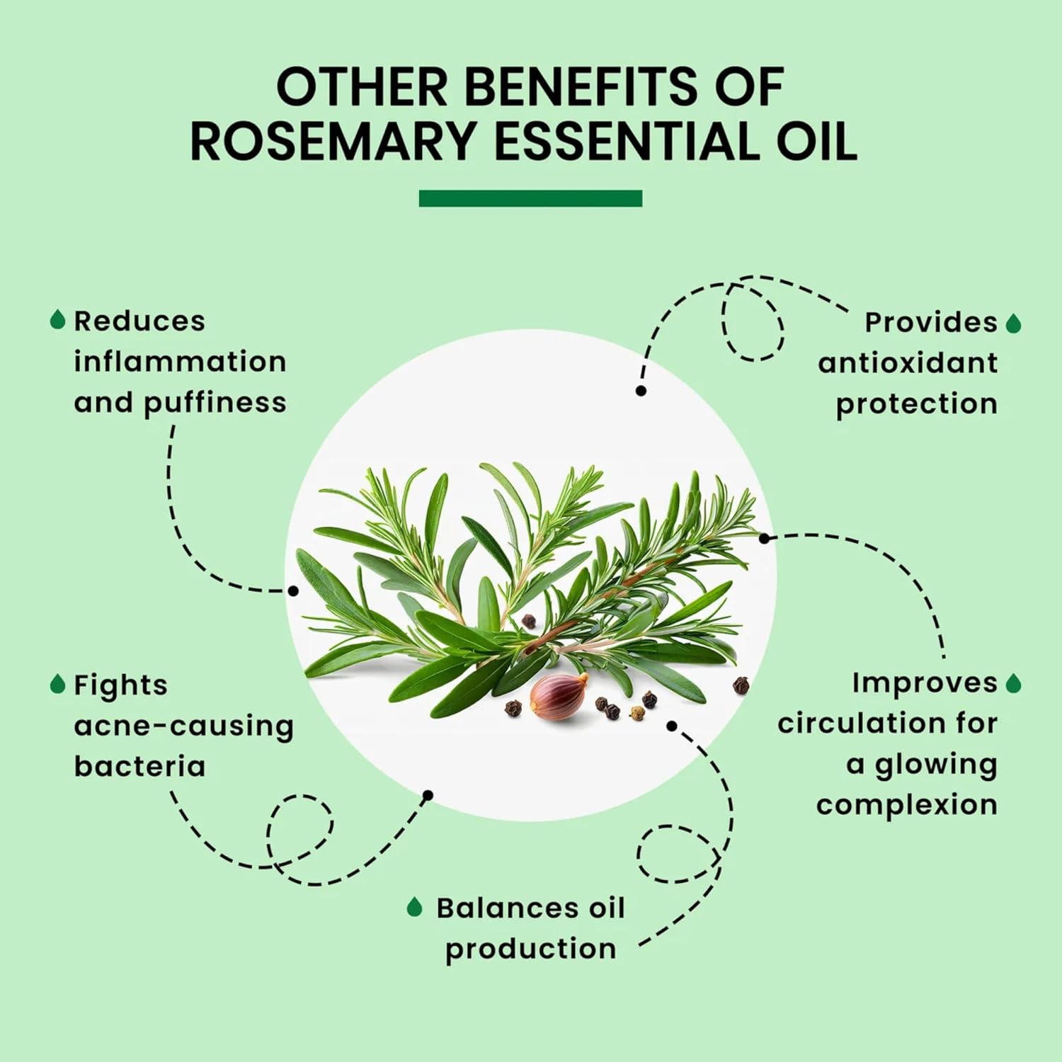 Alps Goodness Rosemary Essential Oil for Hair Growth, Skin Care & Aromatherapy | Pure & Natural | Steam Distilled | Nourishes Roots | Enhances Volume & Shine | 1.01 Fl Oz/30ml