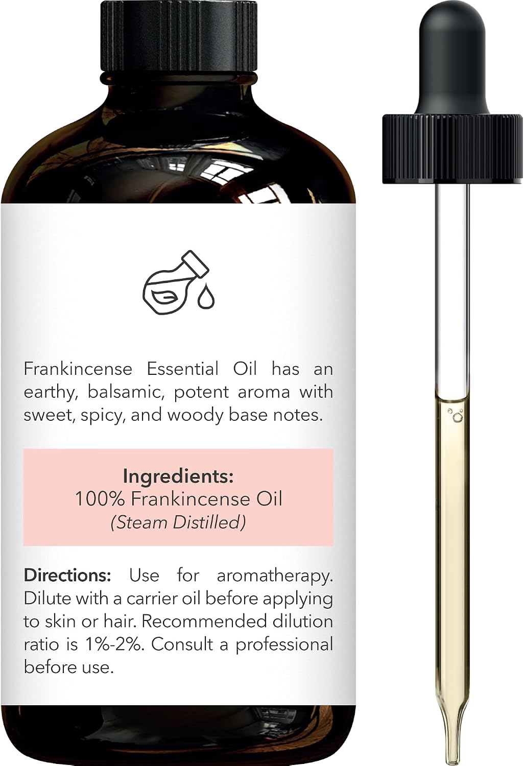 Brooklyn Botany Frankincense Essential Oil - Huge 4 Fl Oz