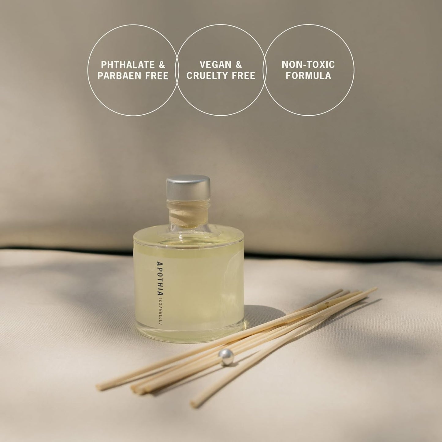 APOTHIA - Soul Aromatic Diffuser | Mahogany & African Ginger | Premium Essential Oils | Up to 12 Months | 7 oz | 200 ml | Small Batches for Luxury Quality in Elegant Glass Bottle