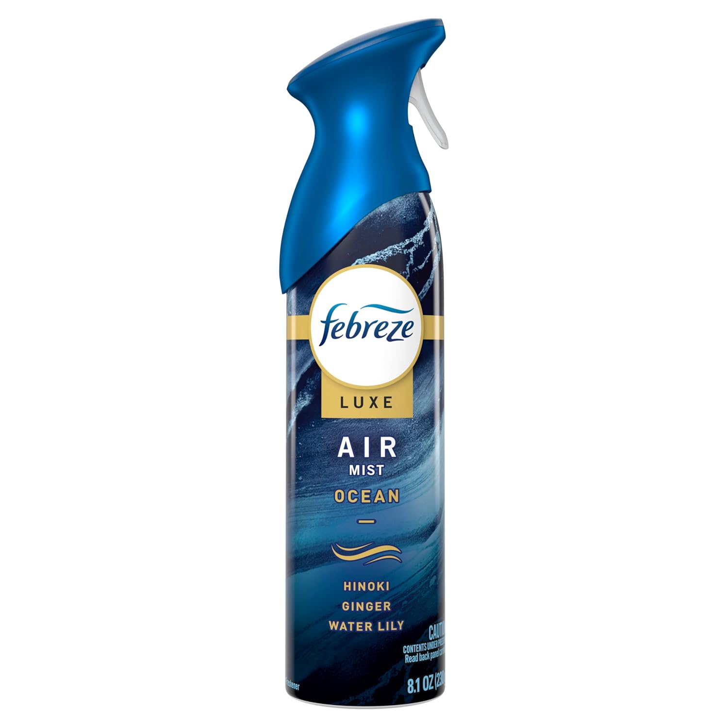 Febreze New & Improved Air Mist Ocean Air Freshener, Home and Kitchen Essentials, Odor Fighting Room Spray, 8.1 oz bottle