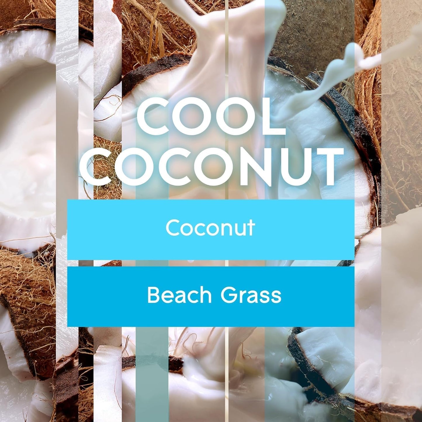 Glade Cool Coconut Wax Melts, 3.1 oz (88 g), Scented Wax Cubes, Long-Lasting Home Fragrance