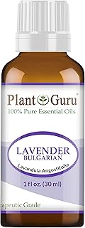 Lavender Essential Oil 30 ml / 1 oz (Bulgarian) 100% Pure Natural Undiluted Therapeutic Grade for Skin, Body and Hair Growth, Aromatherapy Diffuser, Great for Relaxation and Calming.