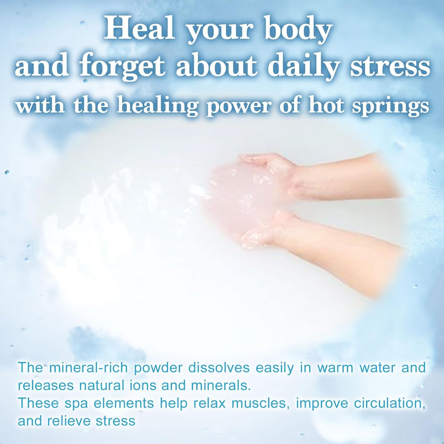 Yunohana Japanese Hot Spring Bath Salts, 100% Natural Mineral Bath Powder from Okuhida Onsen, No Chemicals, 250g