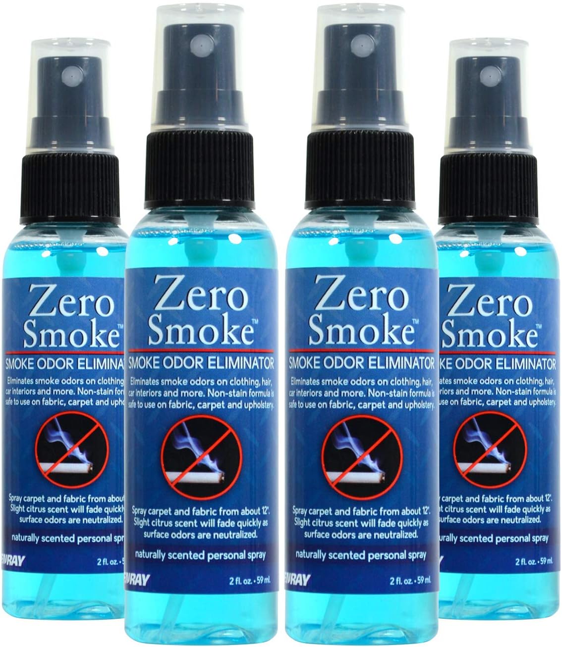 Jenray Smoke Odor Eliminator Spray 2 Oz. Smoke Smell Eliminator (Citrus Scent, 4 Count)
