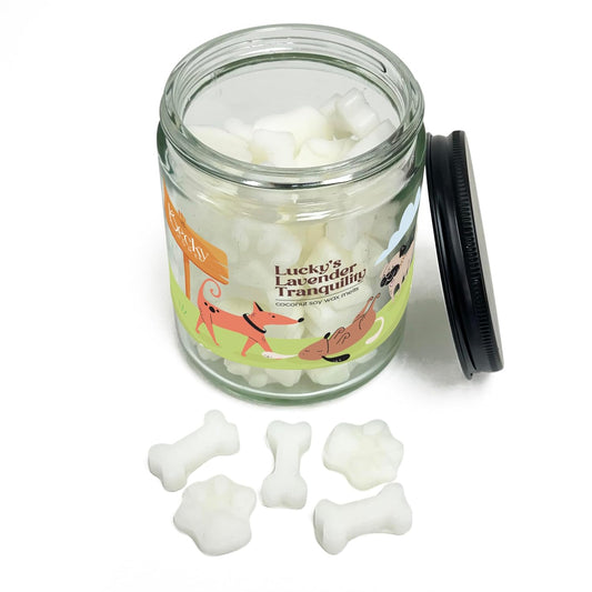 9oz Pet Odor Eliminator Wax Melts, Long-Lasting Lavender Scented, Non Toxic, Pets Odor Eliminating Wax Cubes, Natural