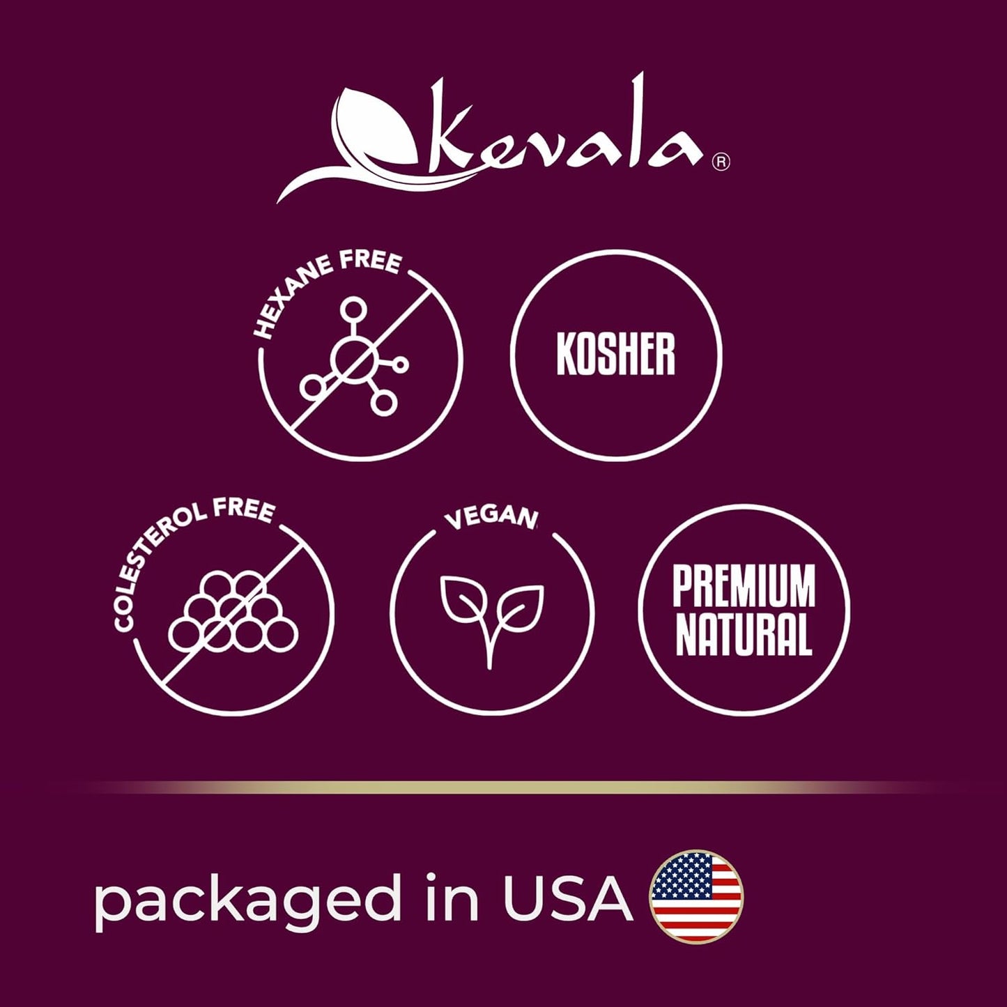 Kevala Grapeseed Oil | Non-GMO Expeller Pressed Grape Seed Oil for Cooking, Rich in Antioxidants, Skincare & Hair, Multipurpose Beauty Oil, High Smoke Point Oil – 128 Fl Oz | 1-Pack