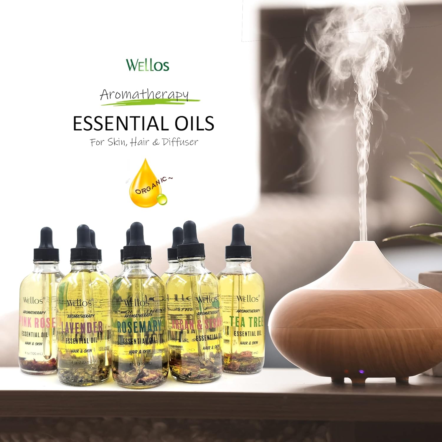 Aromatherapy Essential Oil for Hair & Skin (Orange), 4 fl oz(120ml)