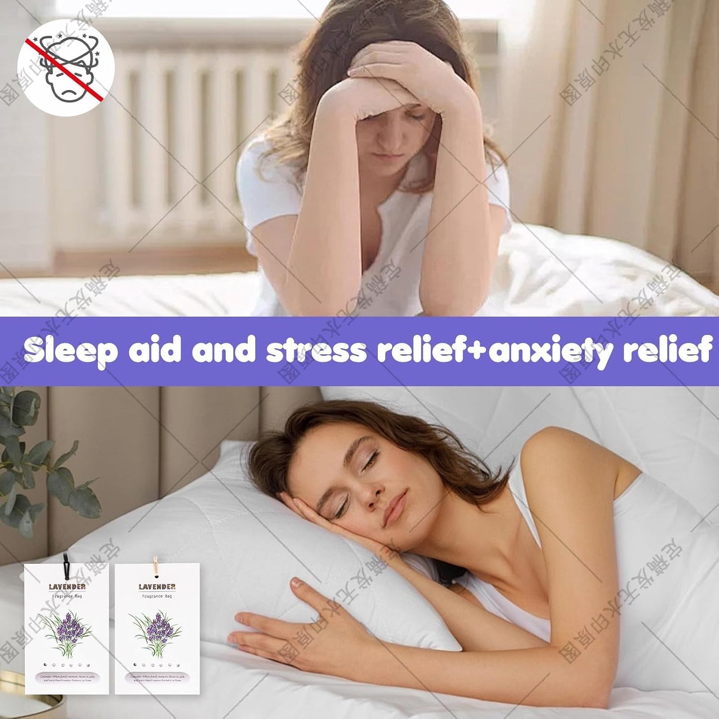 Lavender-6x Fresh Scents Scented Sachet Packet