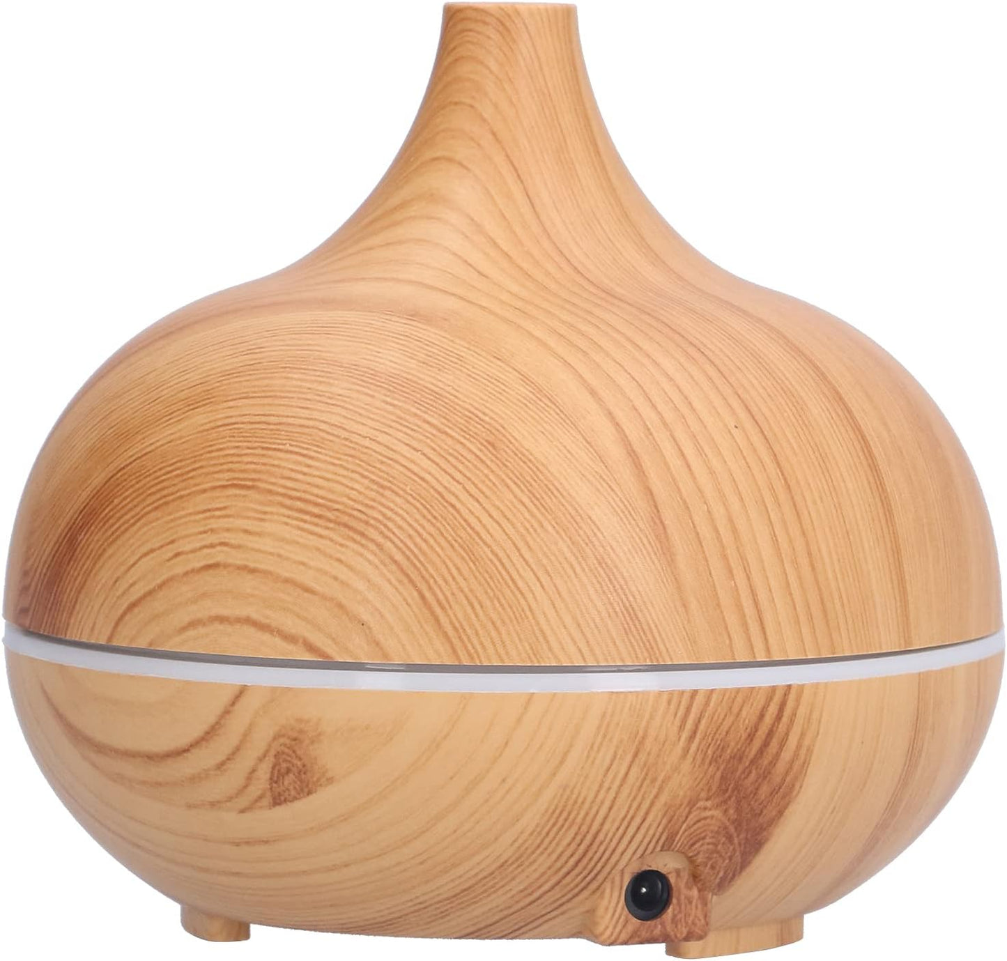 150ml Wood Grain Aromatherapy Diffuser, USB Essential Oil Diffuser, Cool Mist Humidifier with Night Light - Ultra Quiet Operation, Auto Shut - Off, Ideal for Bedroom and Office