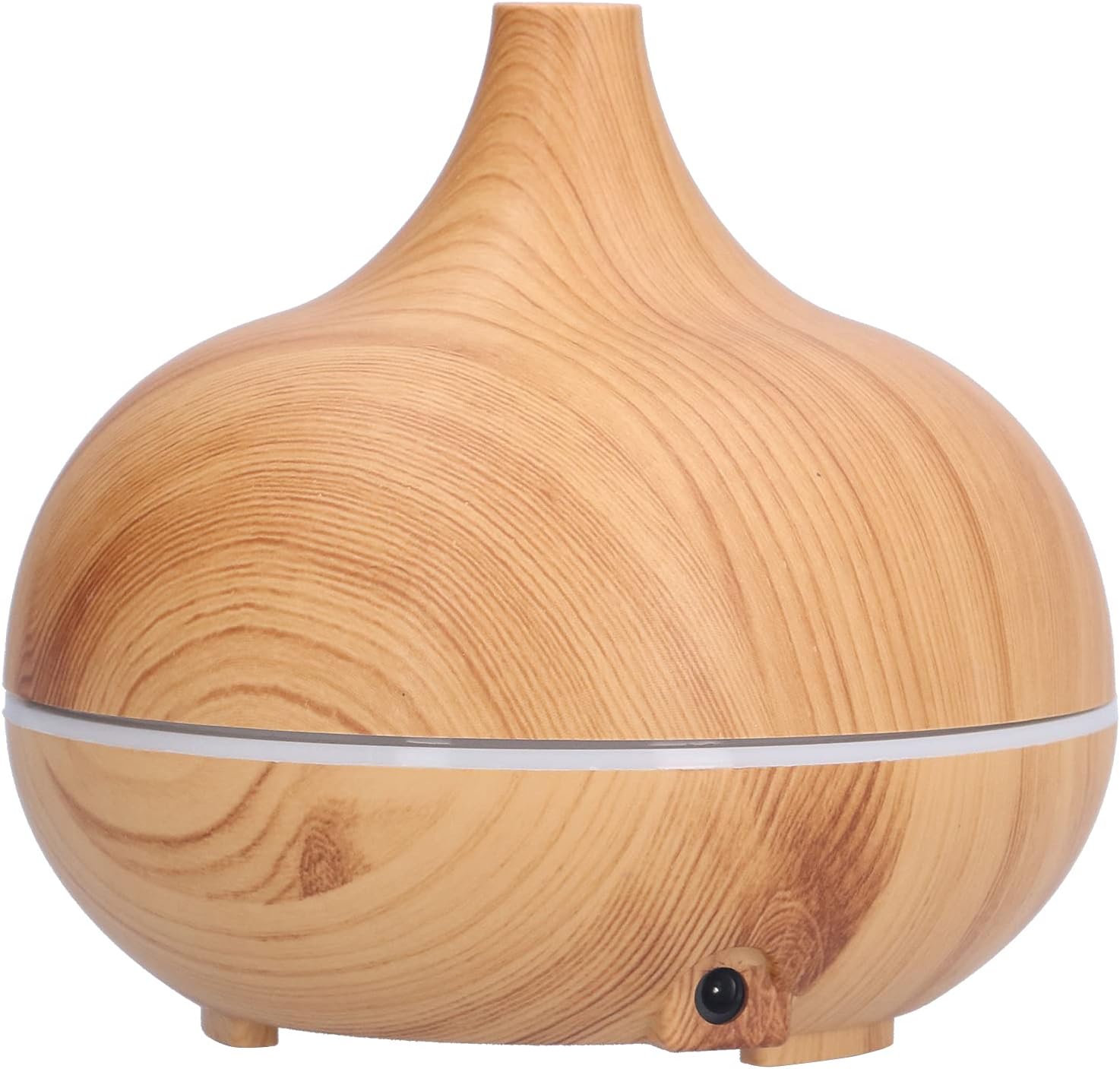 150ml Wood Grain Aromatherapy Diffuser, USB Essential Oil Diffuser, Cool Mist Humidifier with Night Light - Ultra Quiet Operation, Auto Shut - Off, Ideal for Bedroom and Office