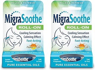 Health From the Sun MigraSoothe | Cool & Refreshing Effect| Essential Oil Roll-On Stick | 2 Pack