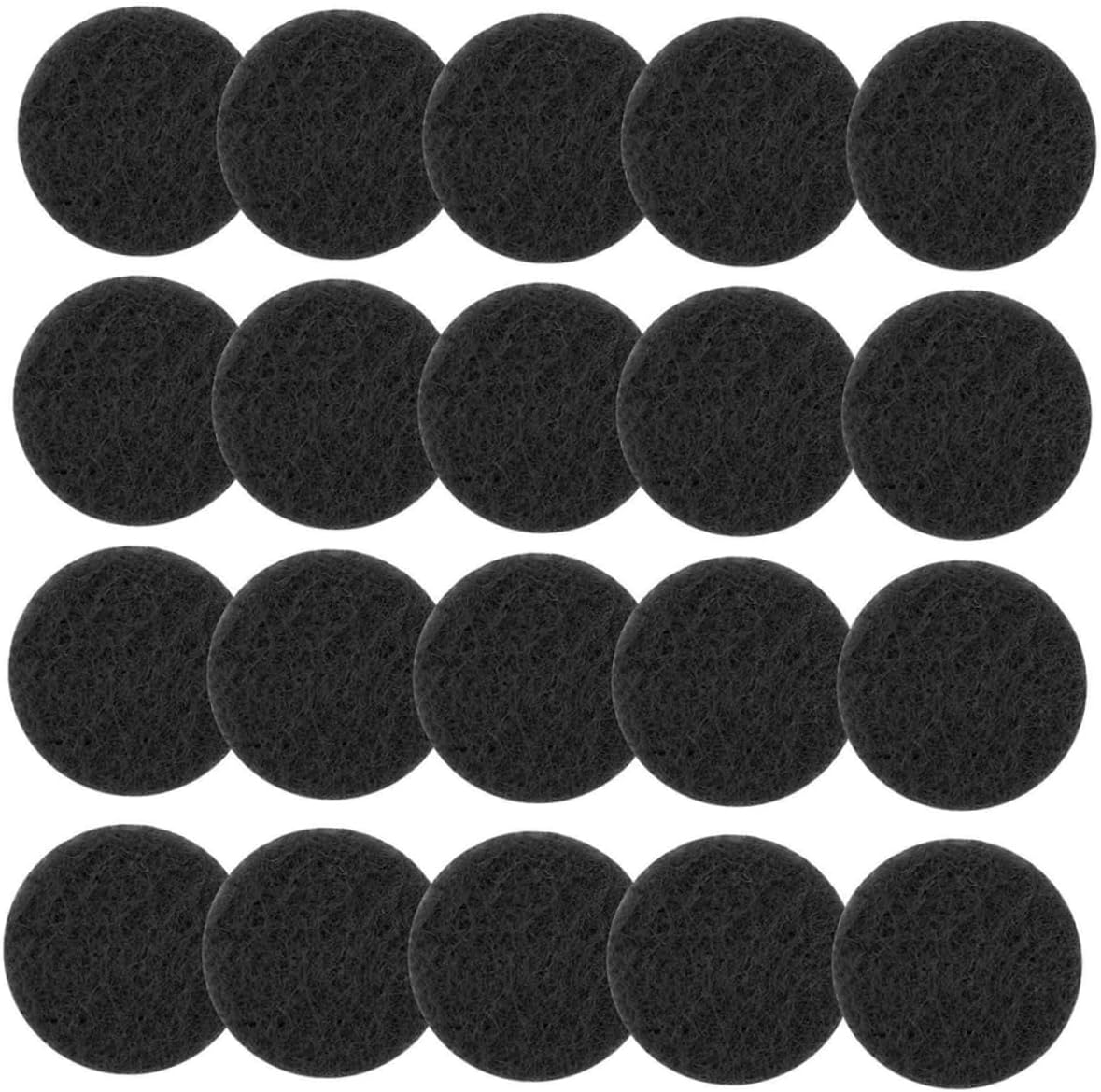 Alipis 80pcs Aromatherapy Refill Pads Essential Oil Diffuser for Car Home Office Necklace