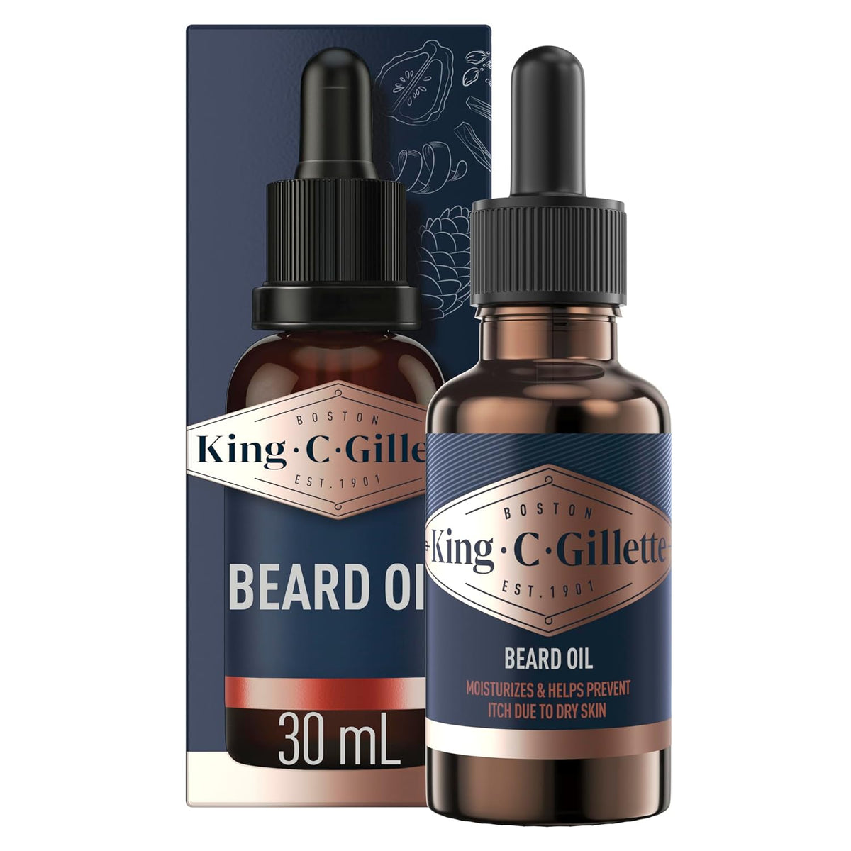 King C. Gillette Beard Oil for Men - Argan
