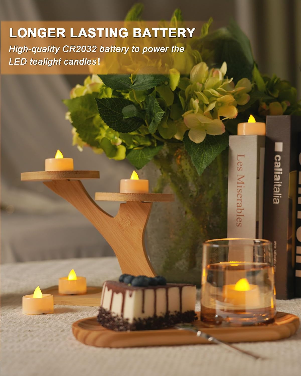 BEICHI Flameless TeaLights Candles with Timer,6 Hours On and 18 Hours Off in 24 Hours Cycle Automatically,Pack of 12 Battery Operated LED Tea Lights Flickering Votive Candles Timer Warm Yellow Light