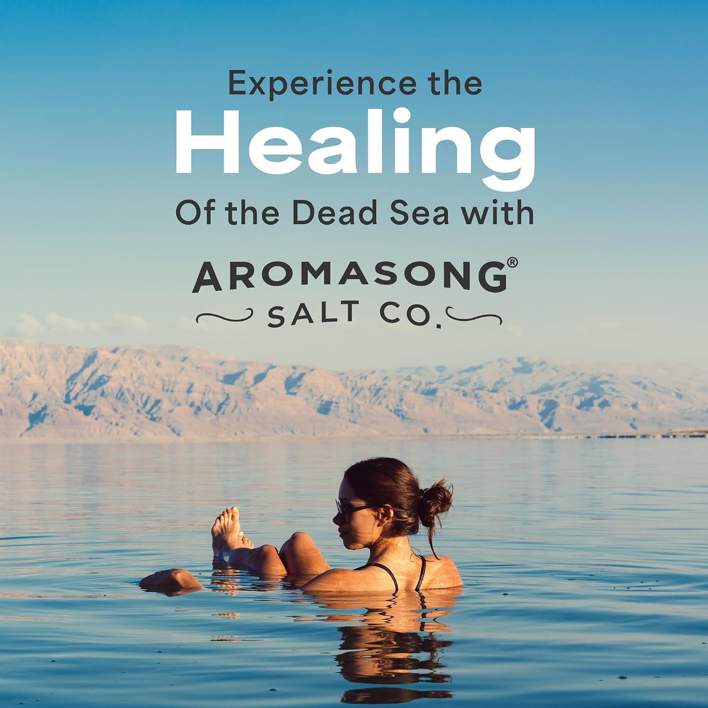 Aromasong Raw Dead Sea Magnesium Flakes for Bath - 4 LB Bulk Bath Salt in Reusable Bucket