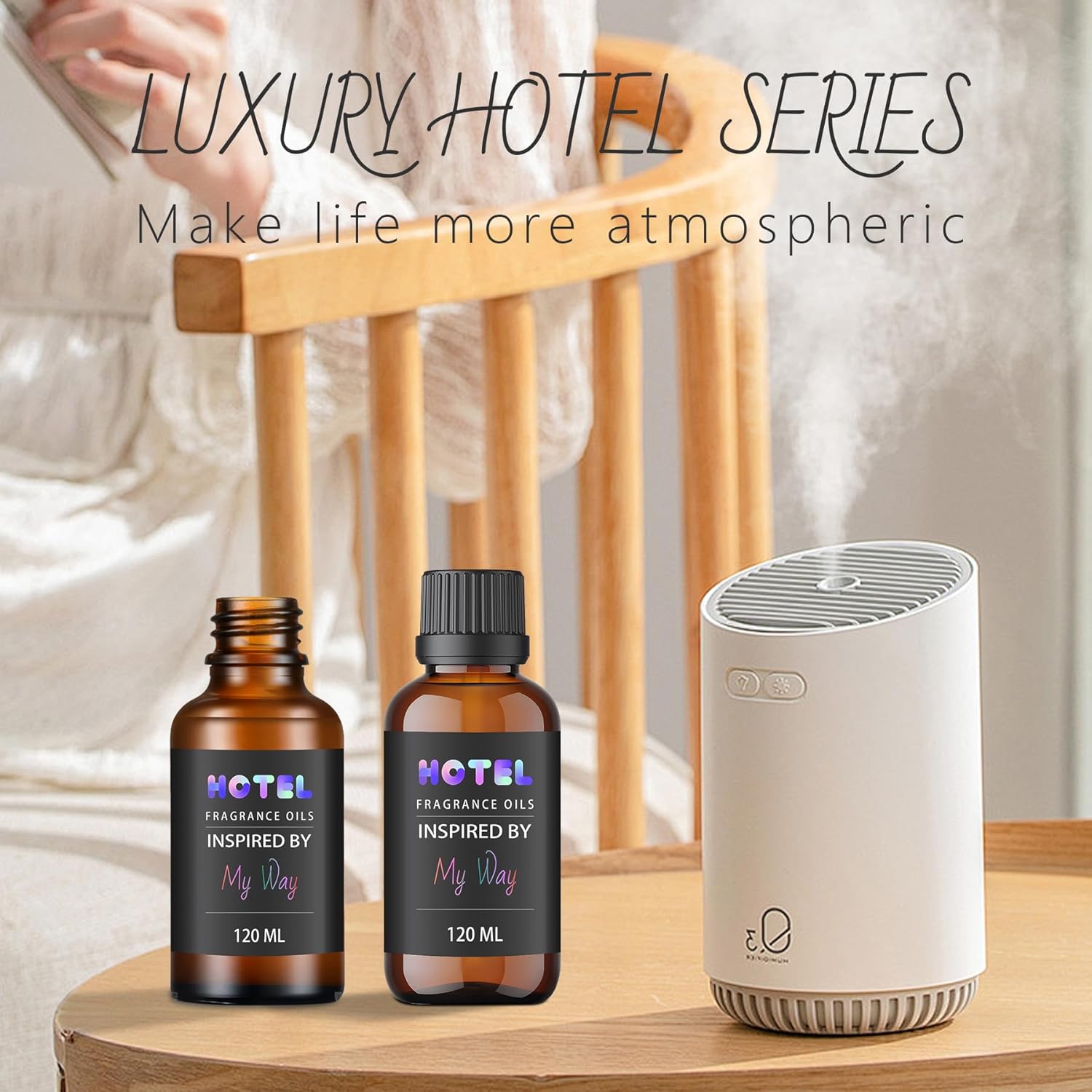 Hotel Collection Diffuser Oil Inspired by 5-Star Hotel Ritz-C, Essential Oils for Diffusers Waterless Essential Oil