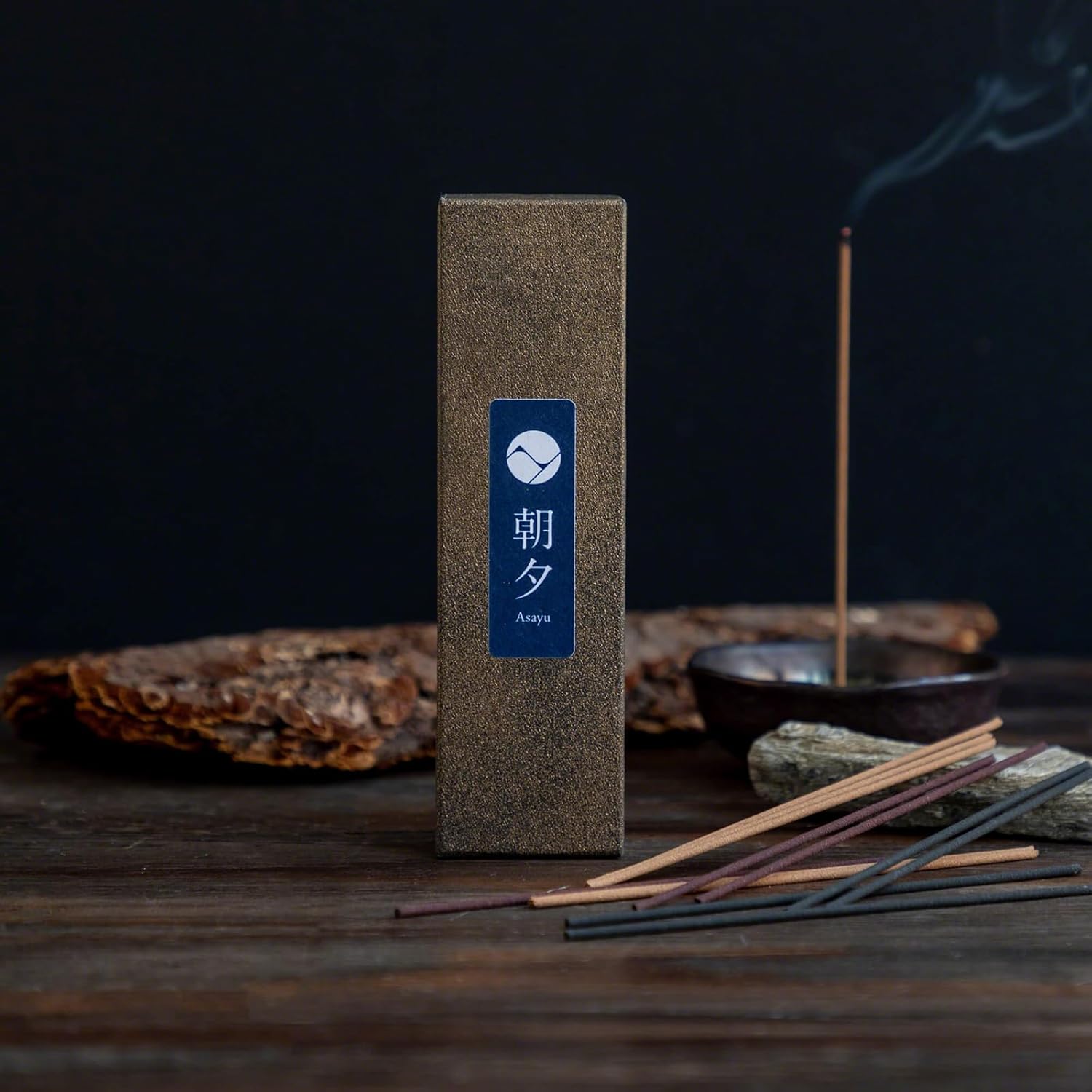 Asayu Japan Incense Sticks Assortment - 5 Natural Fragrances, 20g, 100% Made in Japan Incense Sampler Variety Pack - for Yoga, Zen Meditation & Relaxation
