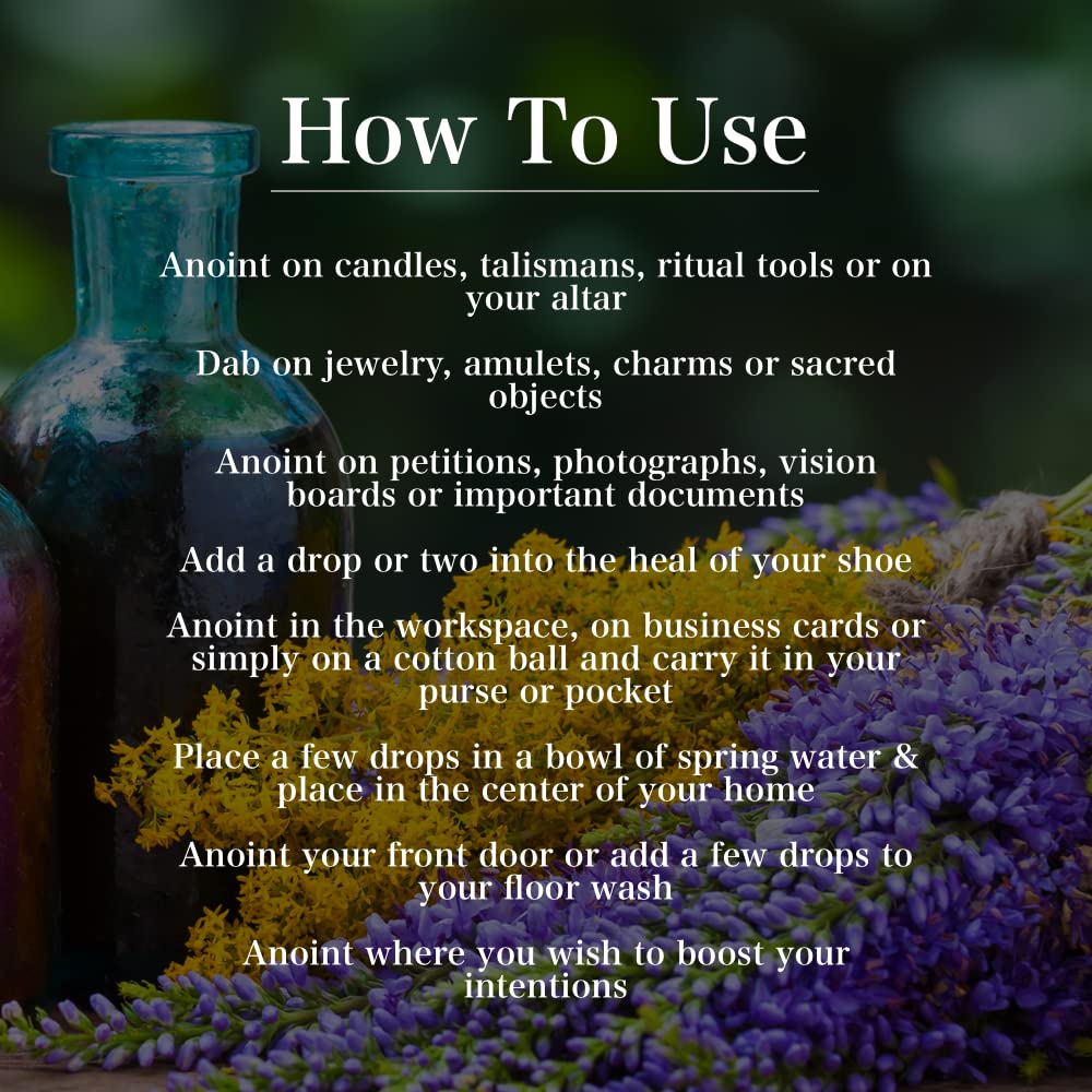Attraction Oil by Art of the Root | Handmade with Herbs & Essential Oils | Wiccan, Conjure, Pagan & Magick Intentions | Money, Love & Prosperity Rituals