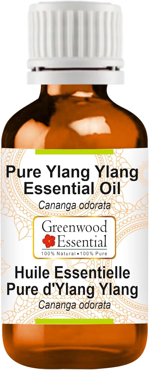 Greenwood Essential Pure Ylang Ylang Essential Oil (Cananga odorata) Steam Distilled 30ml (1 oz)