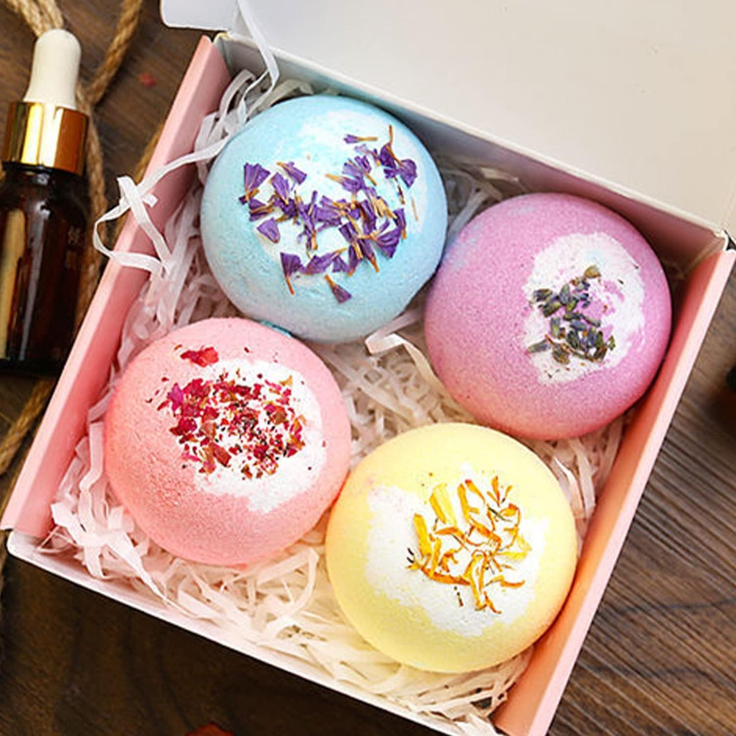 Shower Tablets Aromatherapy Shower Tablets, Aromatherapy Bath Salt Tablets to Control Oil and Exfoliate and Moisturise The Skin Shower Vapor Tablets Shower Steamers for Sinus Relief