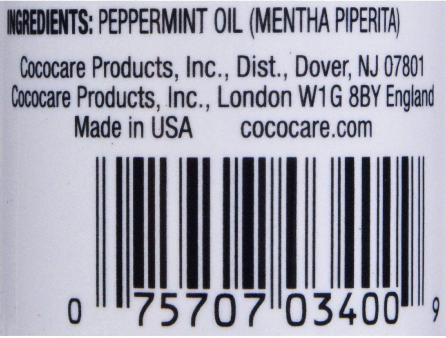 Cococare Peppermint Oil - 100 Percent Natural - 1 fl oz