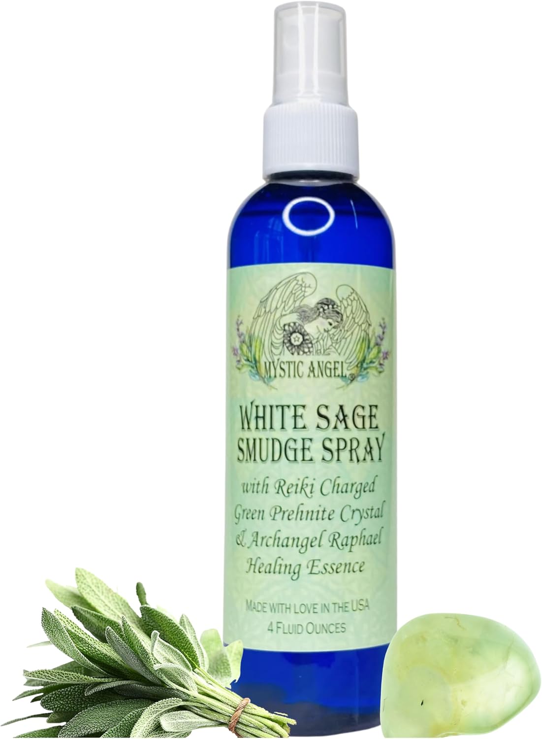 Sage Smudge Spray for Clearing Negative Energy, 4 Fl Oz