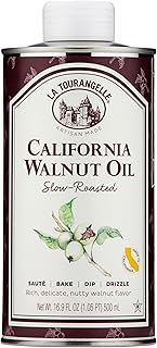 La Tourangelle, Roasted Walnut Oil, Plant-Based Source of Omega-3 Fatty Acid, Cooking, Baking, & Beauty, 16.9 Fl Oz