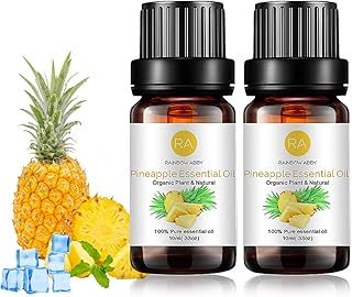 2-Pack Pineapple Essential Oil 100% Pure Oganic Plant Natrual Flower Essential Oil for Diffuser Massage Skin Care - 10ML