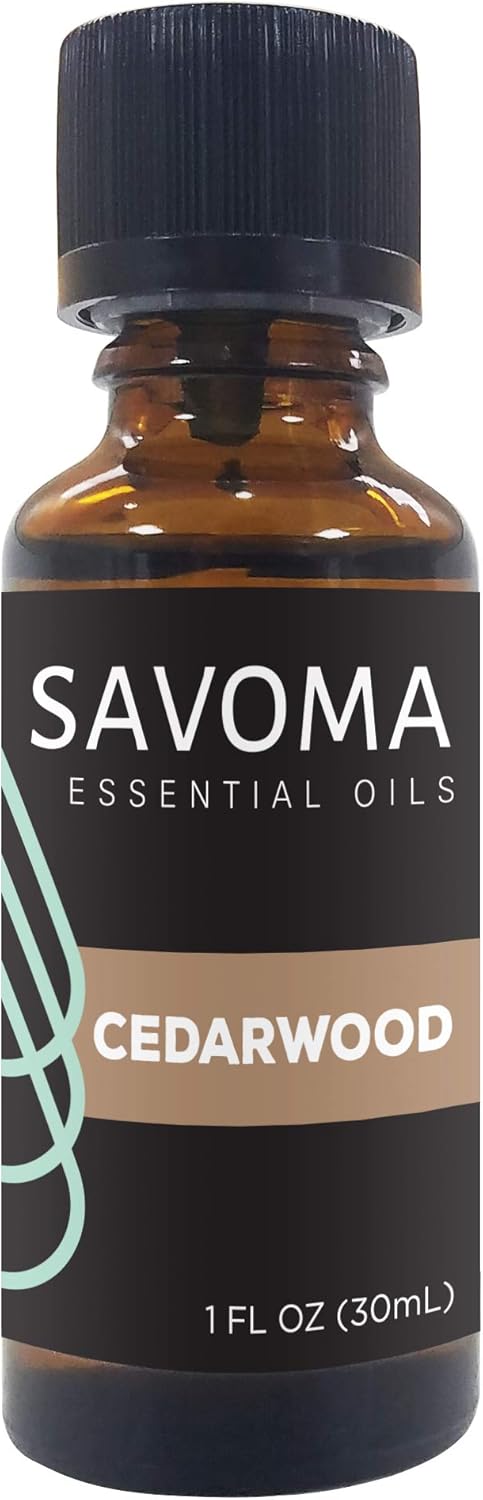 Savoma Cedarwood Essential Oil, 1 Fluid Ounce