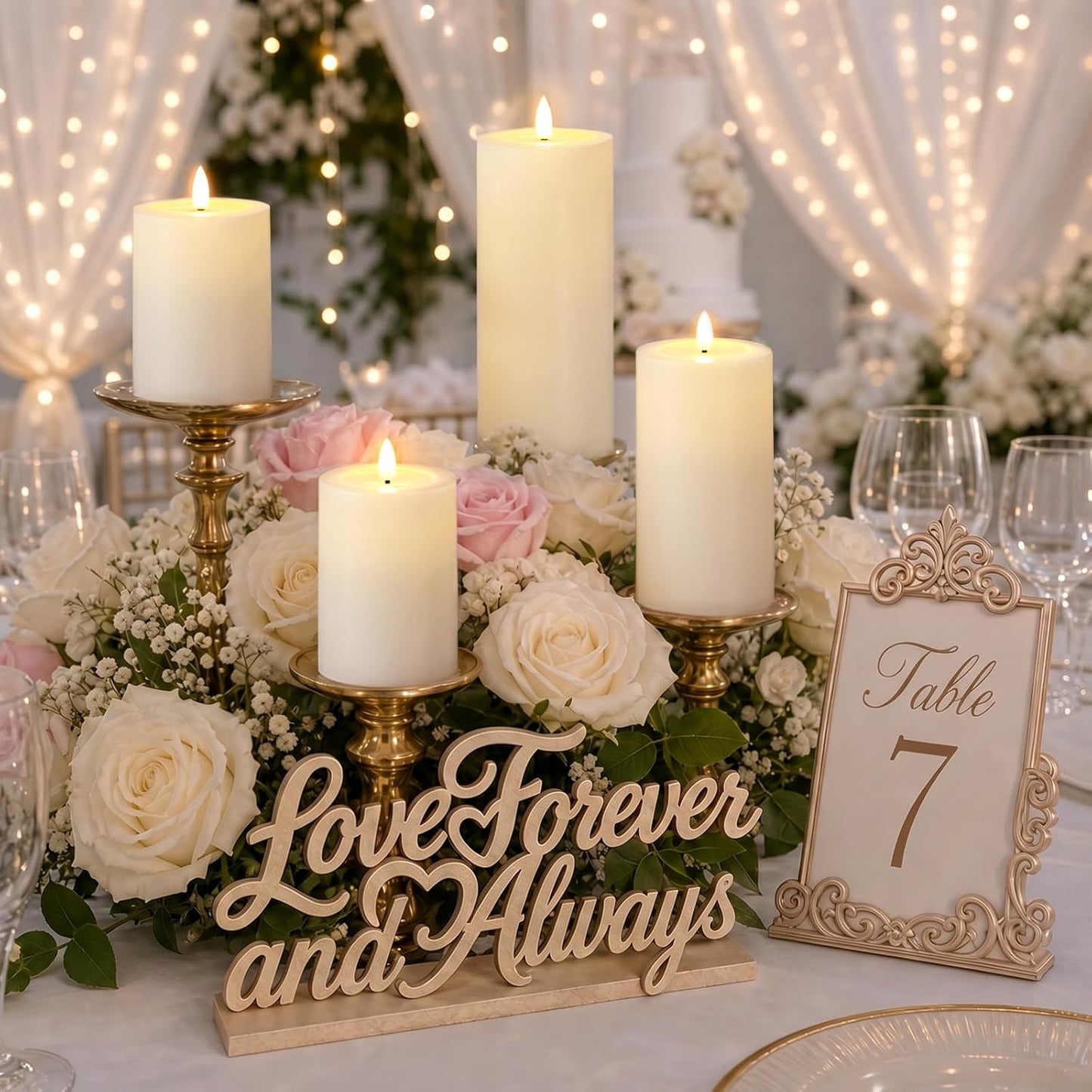 Outdoor Waterproof Flameless Candles with Remote and Timer, 4 Pack Battery Operated LED Flickering Pillar Candles, Fake Plastic Candles with Wax Effect for Lanterns, Indoor,(Ivory, 3" x4" 5" 6" 8")