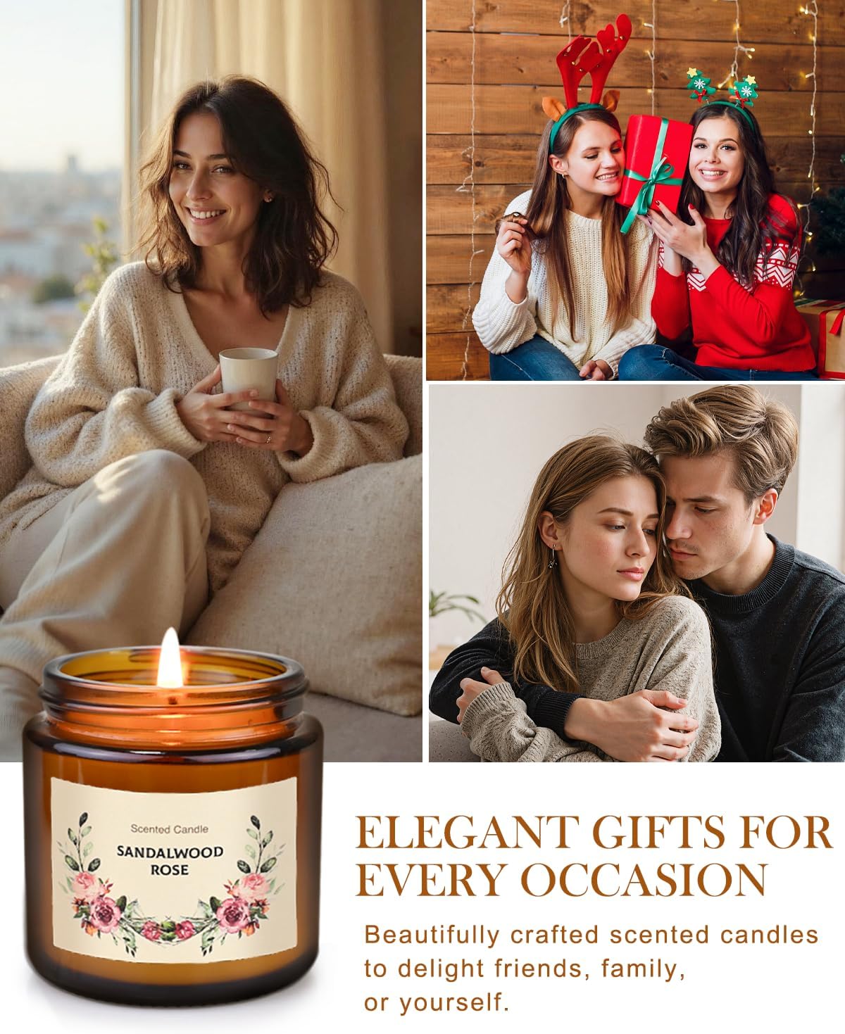 Scented Candles Set for Women Gifts, Soy Wax Candle 10 Pack, Long Lasting Aromatherapy Candles for Home, Birthday, Mother’s Day, Thanksgiving & Holidays