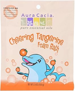 Aura Cacia Aromatherapy Foam Bath for Kids - Cheering - 2.5 oz