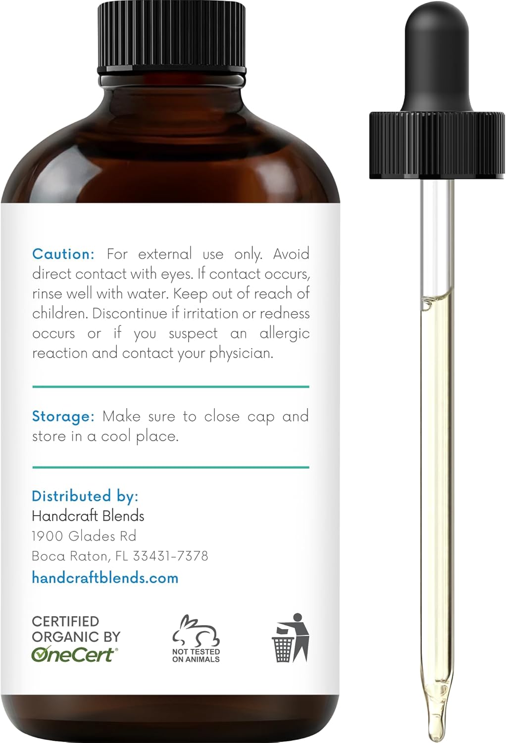 Handcraft Blends Organic Spearmint Essential Oil – 1 Fl Oz – 100% Pure and Natural – Premium Grade Essential Oil for Diffuser and Aromatherapy