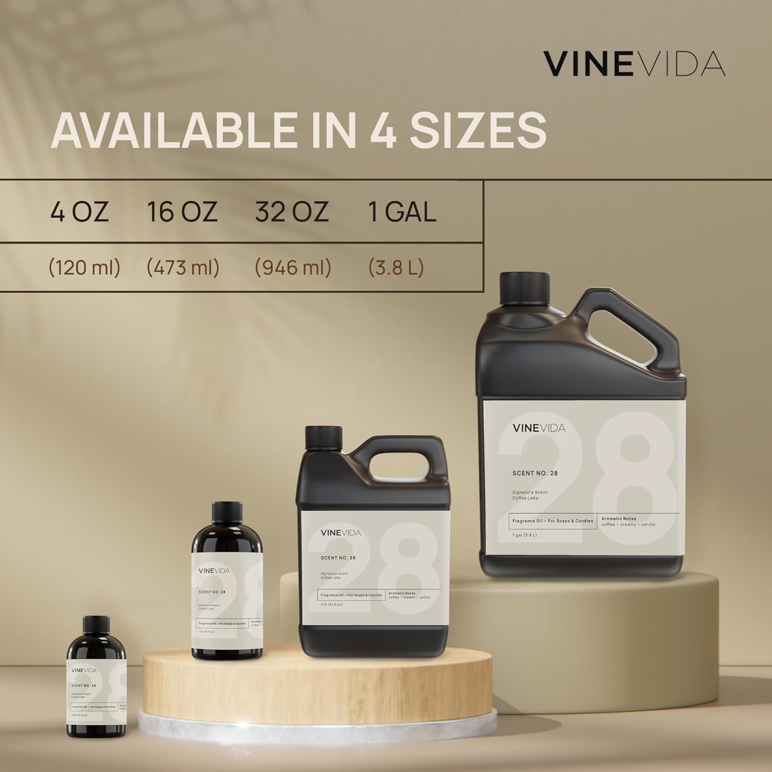 VINEVIDA Fresh Linen Fragrance Oil for Cold Air Diffusers - 4 Fl Oz - Essential Oils for Diffuser Oil Refill & Air Freshener Room Spray