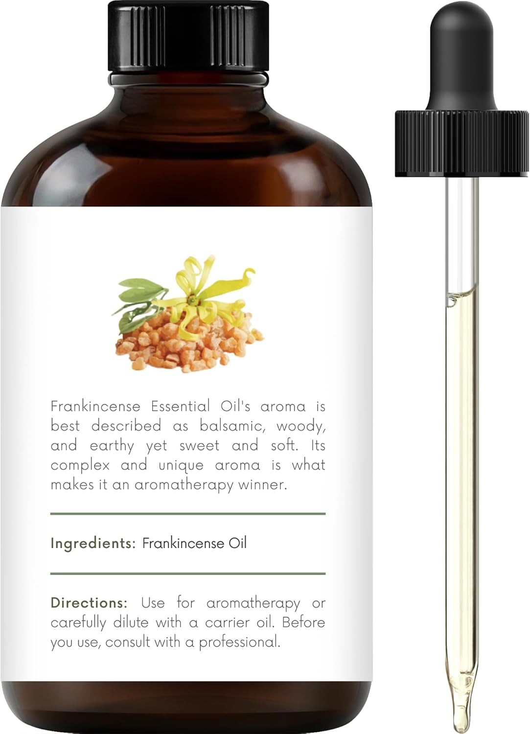 Handcraft Blends Bright & Centered Set: Frankincense and Lemon Essential Oils – (2 x 4 Fl Oz) – 100% Pure & Natural – for Diffuser, Aromatherapy, and DIY Projects