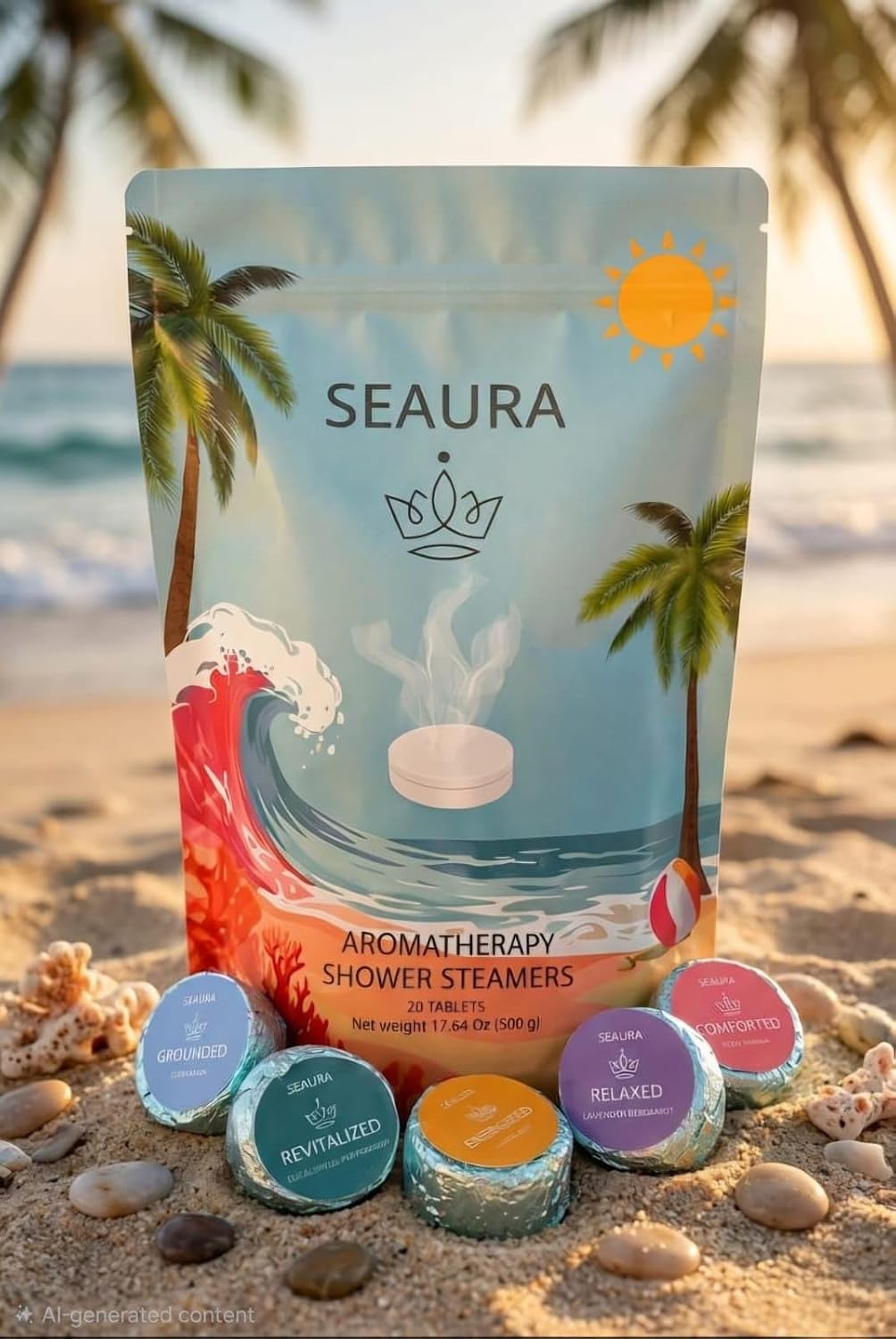 Shower Steamers Aromatherapy 20 Pack - Birthday Gifts for Women, Men, Essential Oils, Return Gifts, Spa, Self Care, Travel Essentials, Stress Relief, Relaxation, Post Workout, Yoga