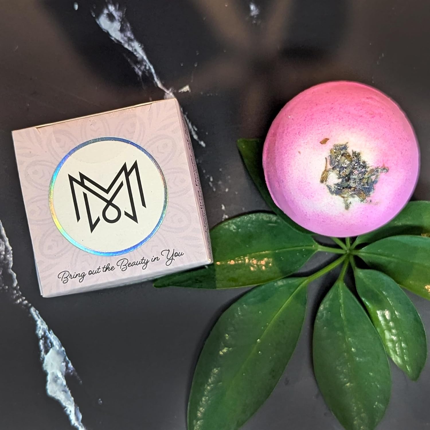 Lavender Bath Bomb for Sleep, Relaxation and Calming, Essential Oils and Sea Salt (6 Pack, Lavender)