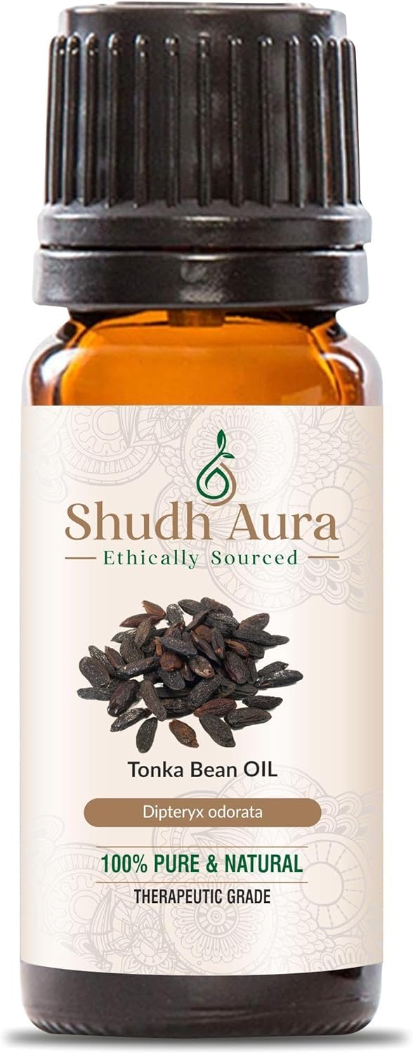 Tonka Bean Absolute Essential Oil | 100% Pure, Undiluted & Natural | Therapeutic Grade Oils for Aromatherapy & Diffuser (5ML)