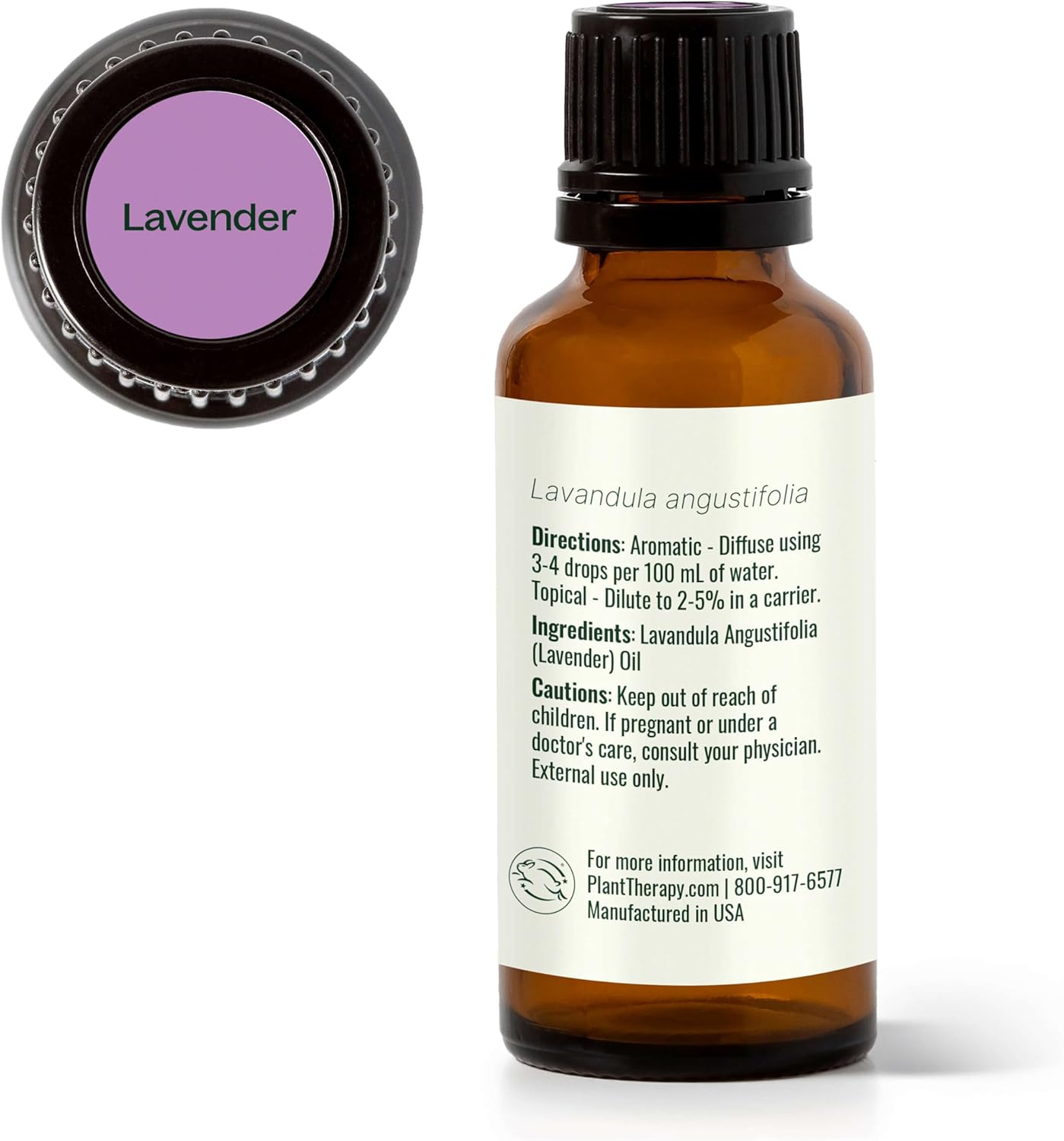 Plant Therapy Lavender Essential Oil 100% Pure, Undiluted, Natural Aromatherapy 30 mL (1 oz)