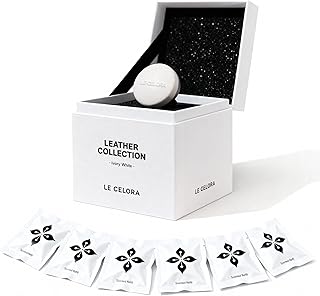 LECELORA Luxury Car Vent Air Freshener, Auto Leather Aroma Diffuser Waterless Car Fragrance, 6 Refillable Scents with 180 Days Free, Elegant Gift for All Holidays-Coco Nuage