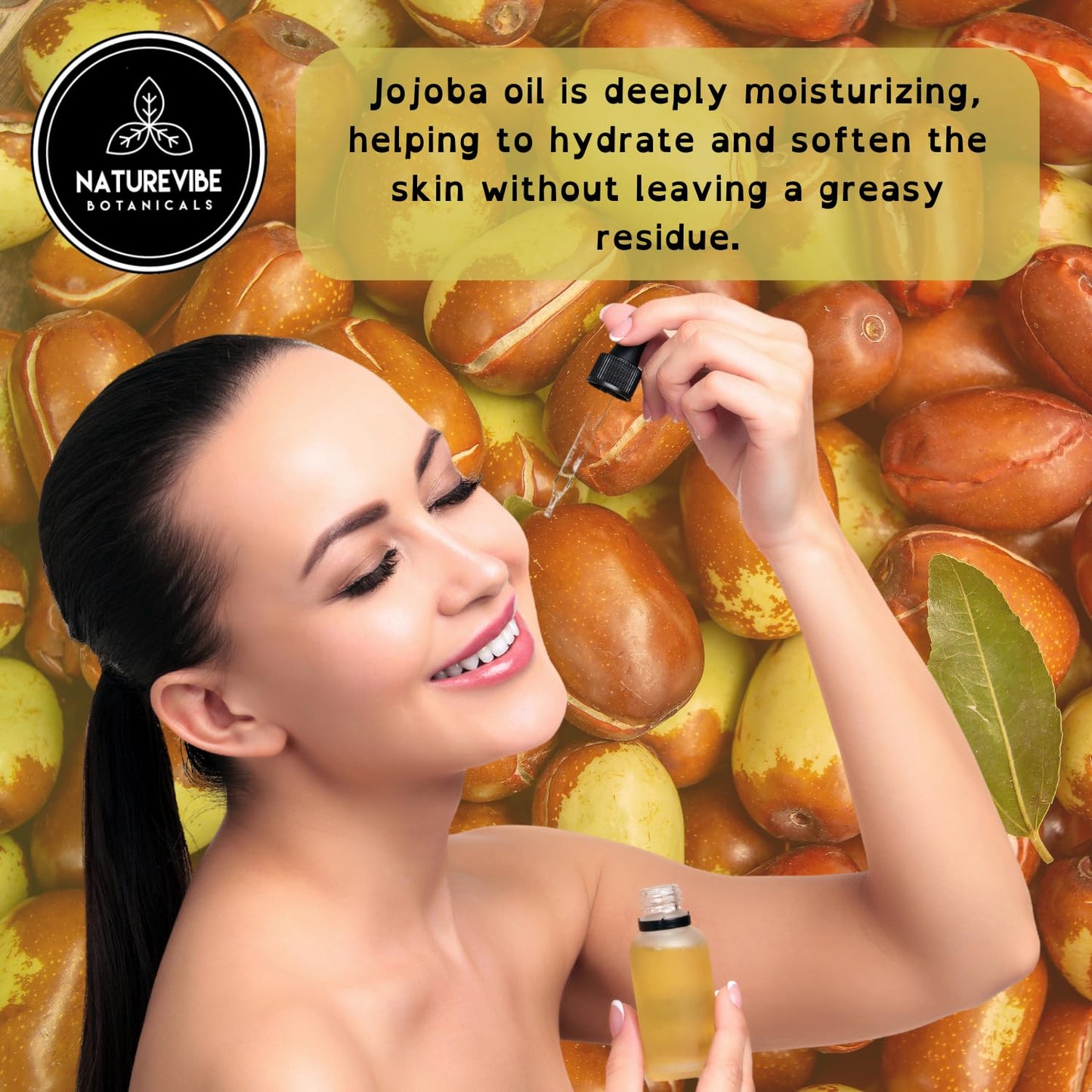 Naturevibe Botanicals Jojoba Oil 32oz and Grapeseed Oil 32oz | Oil Combo