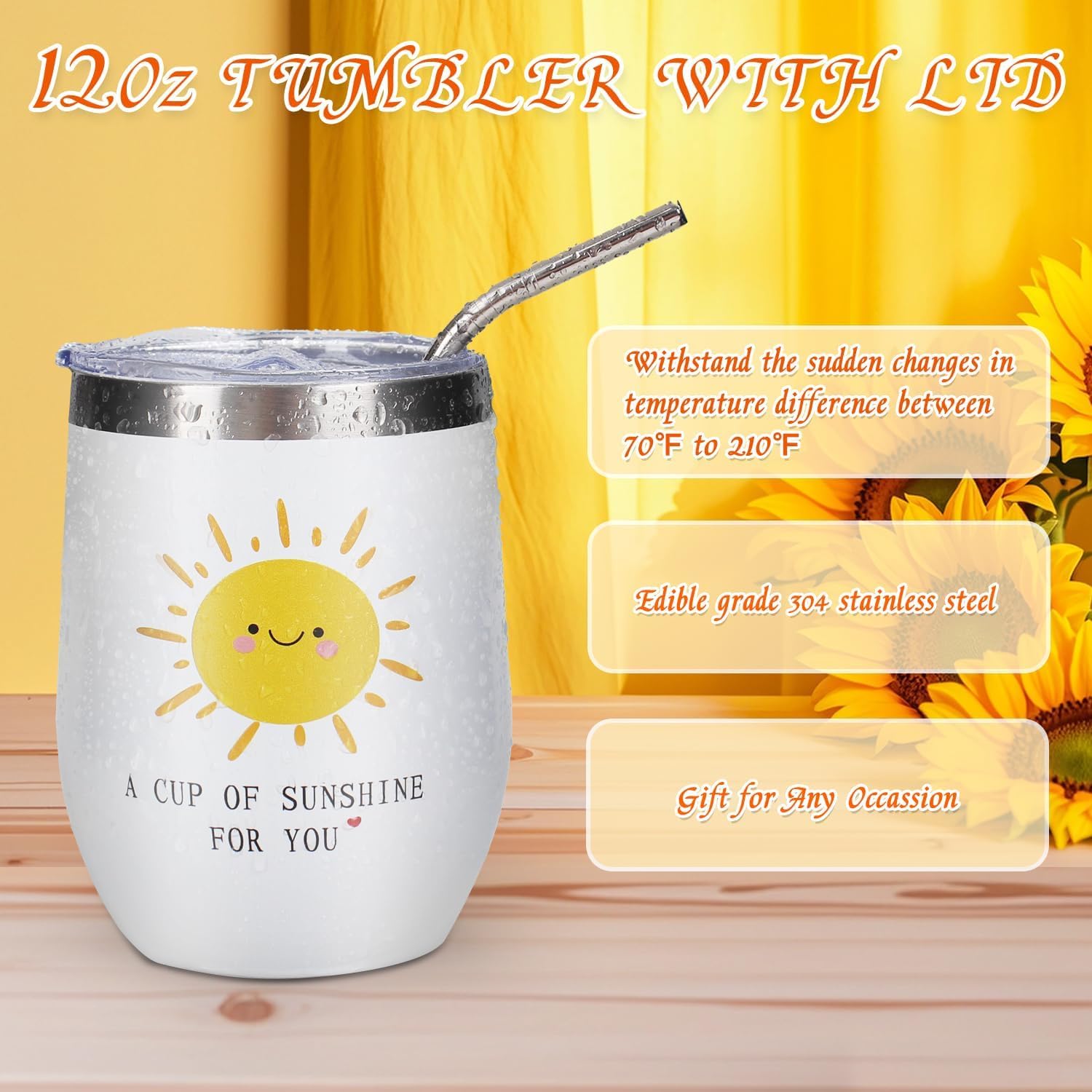 Spa Gift Baskets for Women, Father's Day for Dad Gifts, ZNCRSISTY Sunflower Self Care Gift Basket, 8Pcs Relaxing Self Care Kit, Birthday Gifts for Men Women, Friends, Sister & Teenage Girls