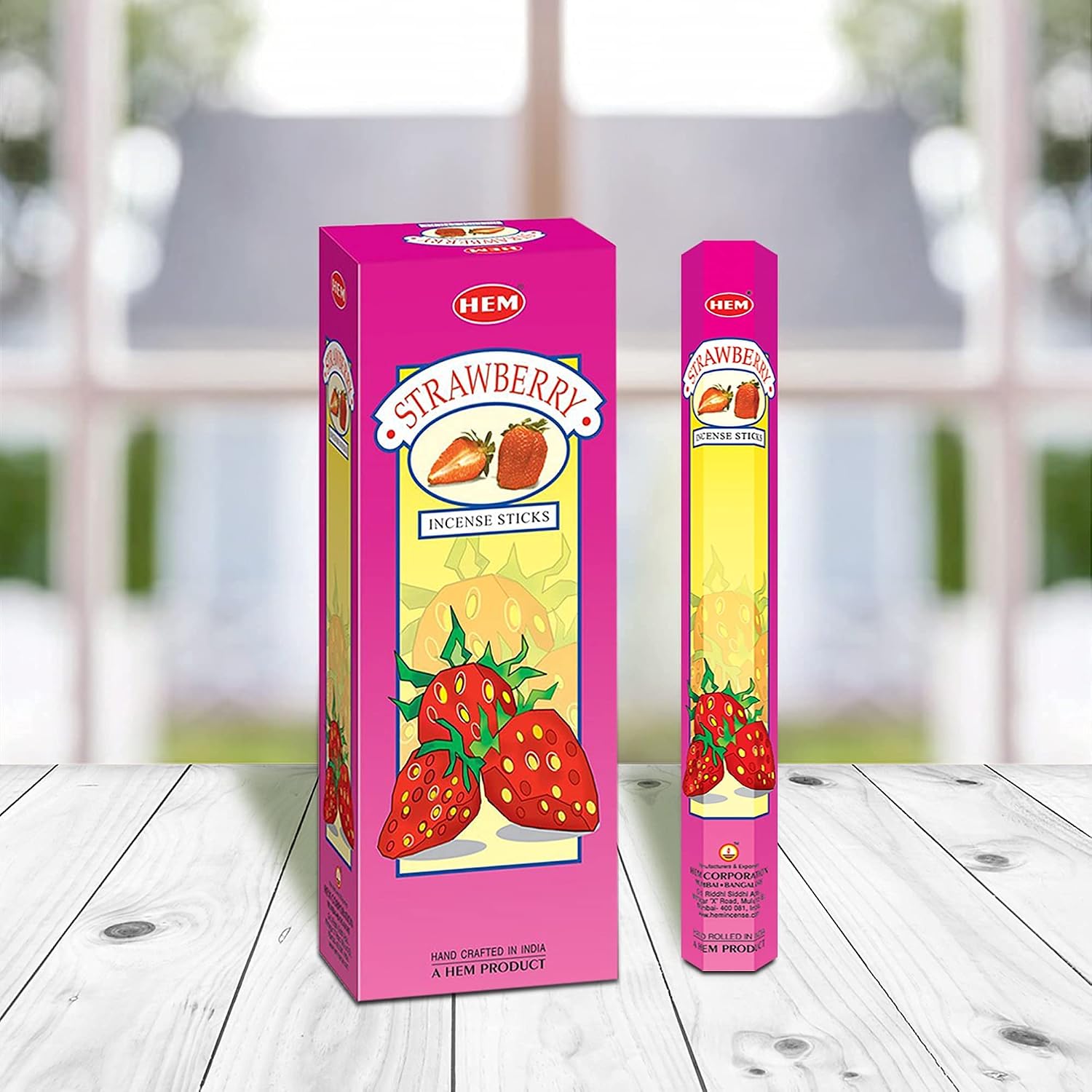 Strawberry - Box of Six 20 Gram Tubes - HEM Incense