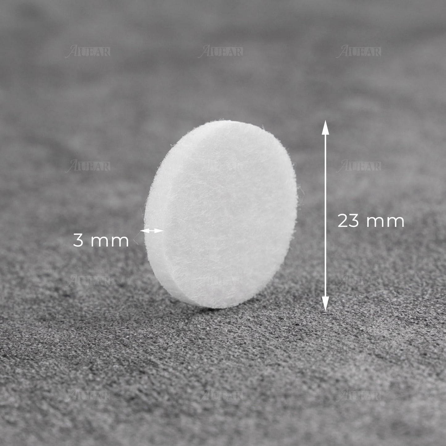 AUEAR, 100 Pack White Round Mini Diffuser Refill Pads Replacement Pad for Necklace Pendant