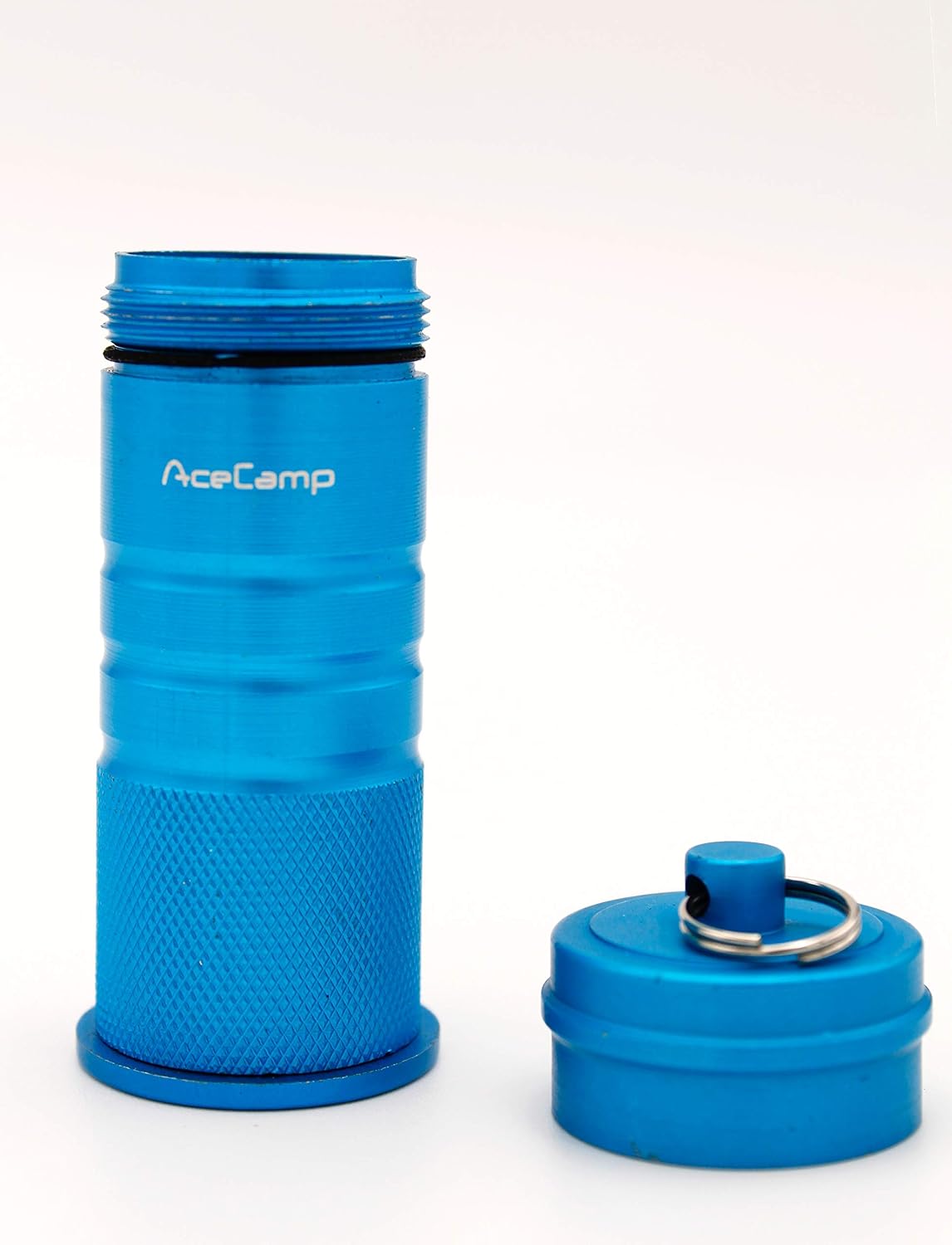 AceCamp Waterproof Matchbox Canister, Airtight Match Container, Watertight Box Keeps Matches Dry for Camping, Survival, Outdoors, Backpacking, Hiking, Campfire, Emergency