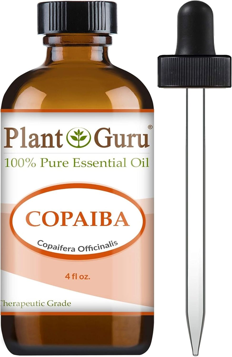 Plant Guru Copaiba Essential Oil 4 oz 100% Pure Undiluted Therapeutic Grade
