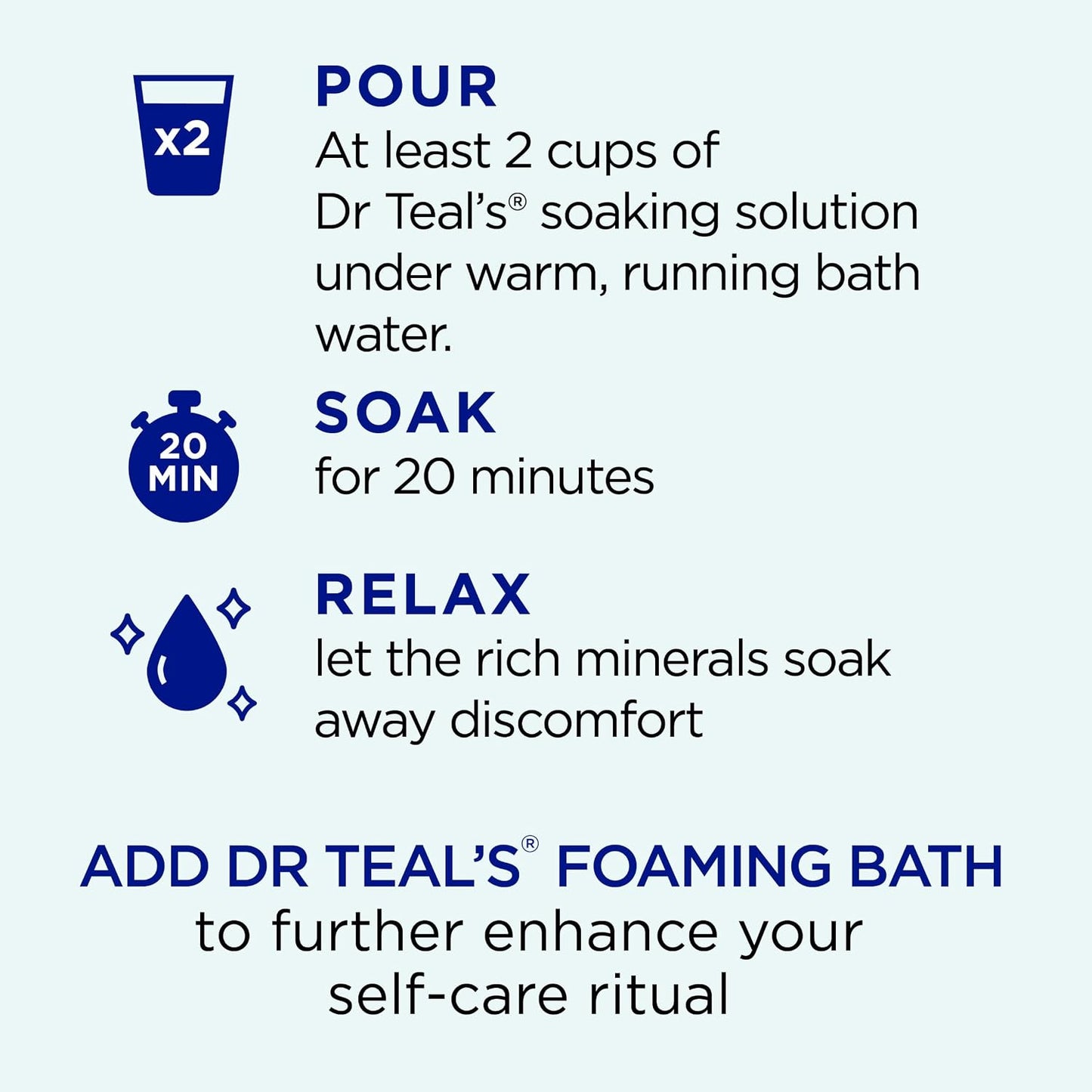 Dr Teal's Epsom Salt Magnesium Soak, Arnica Body Relief with Arnica, Menthol & Essential Oils, 3 lbs (Pack of 2)