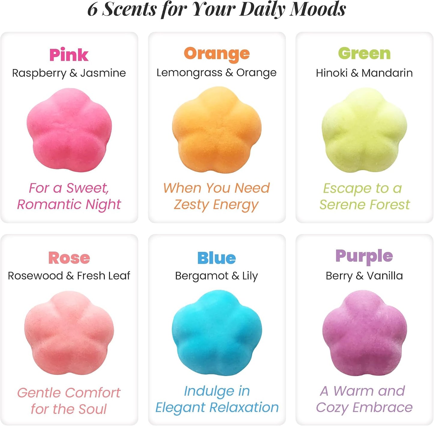 Bubble Bar 10 Pack Set - Moisturizing with 1,500mg Shea Butter, 6 Signature Scents, Gentle Formula for Sensitive Skin, Individually Sealed, Includes Foaming Net, Net Wt. 10.5 oz