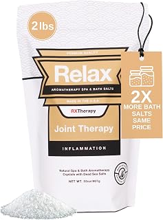 Relax Spa & Bath, Epsom & Dead Sea Salts, Aromatherapy Bath Salts for Hot Tub, Bath, or Spa, Infused with Magnesium, Joint Therapy