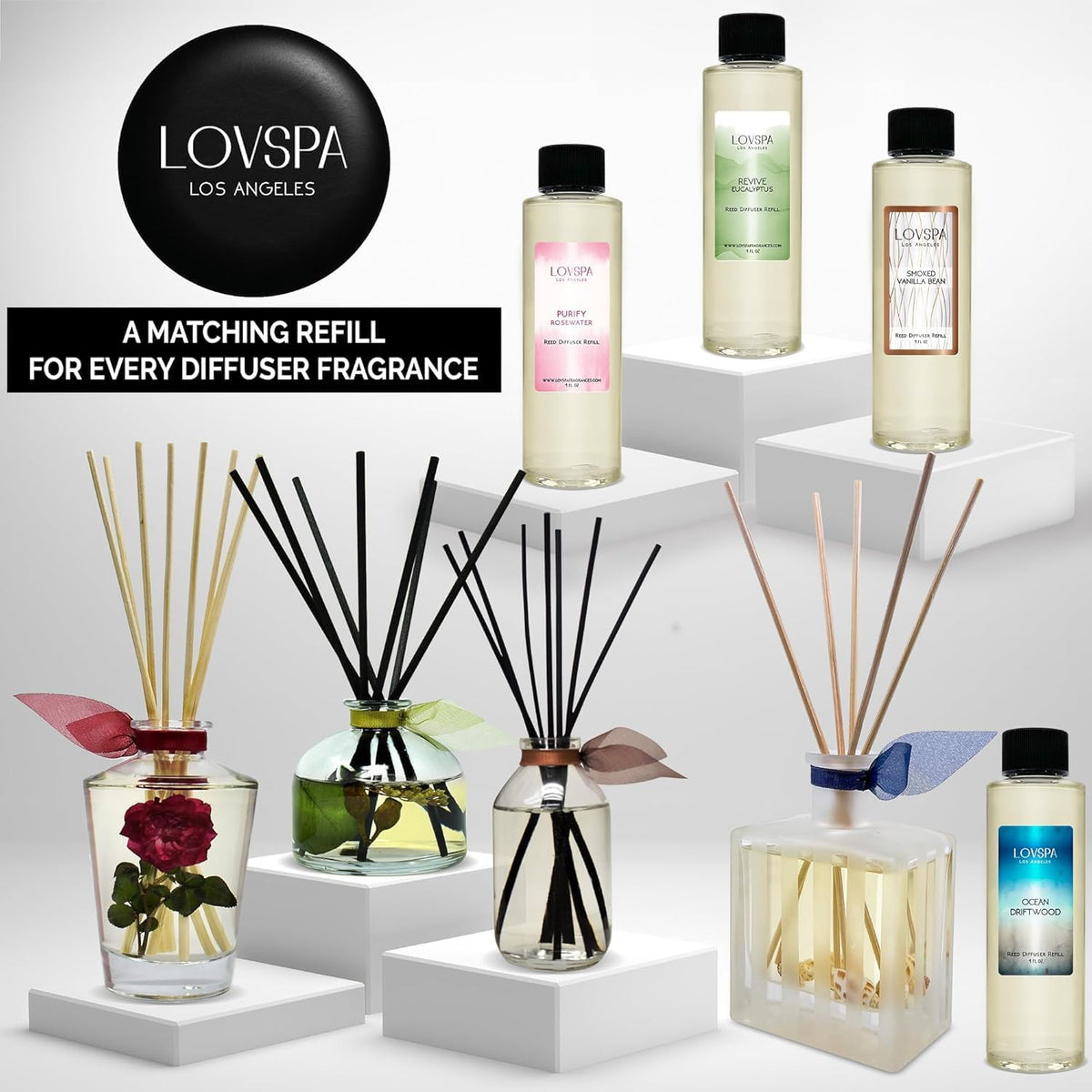 Unwind Eucalyptus & Mint Diffuser Oil - Essential Oils for Diffuser Refill & Air Freshener Room Spray - Long-Lasting &